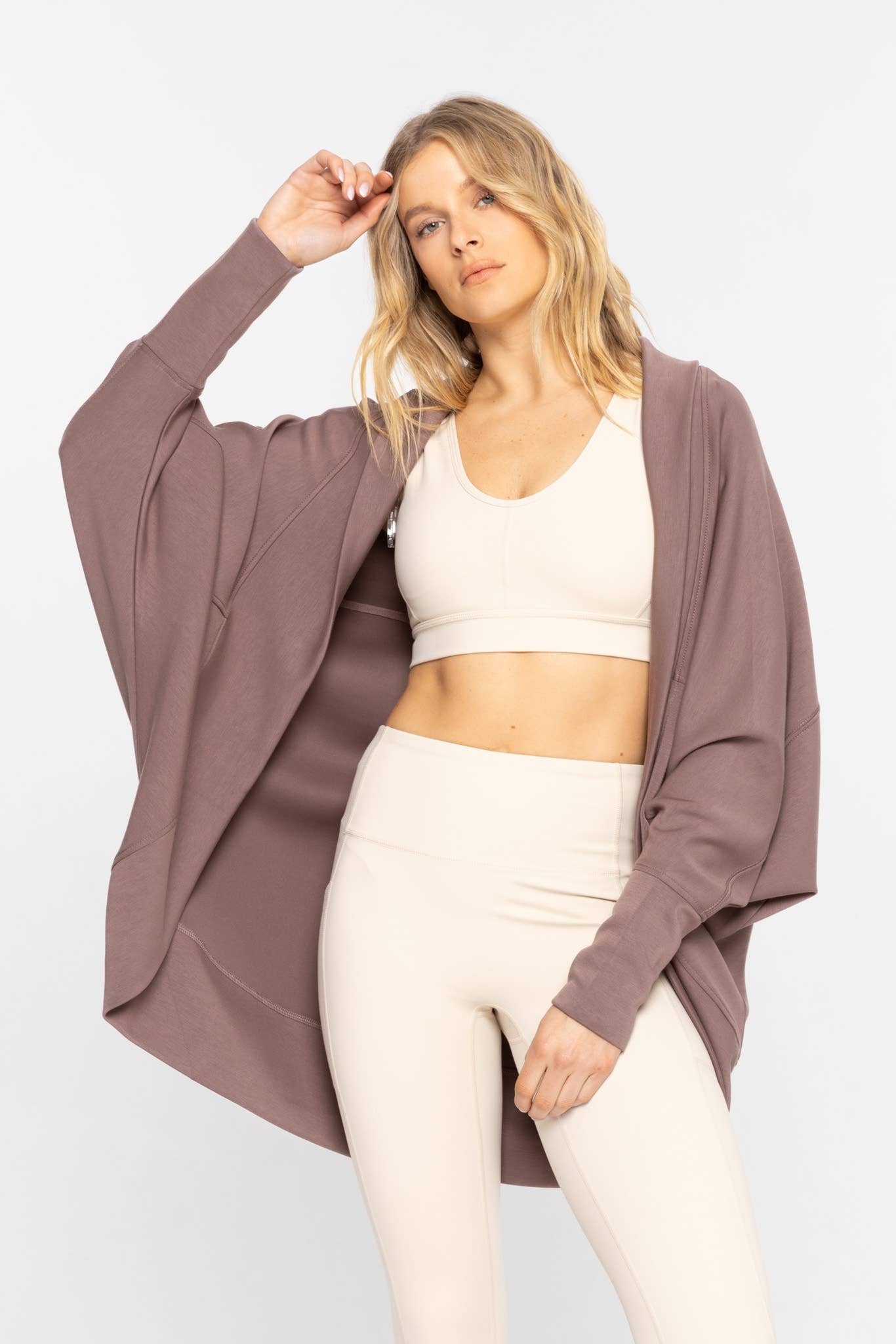 Mono B Elevated Cocoon Style Cardigan